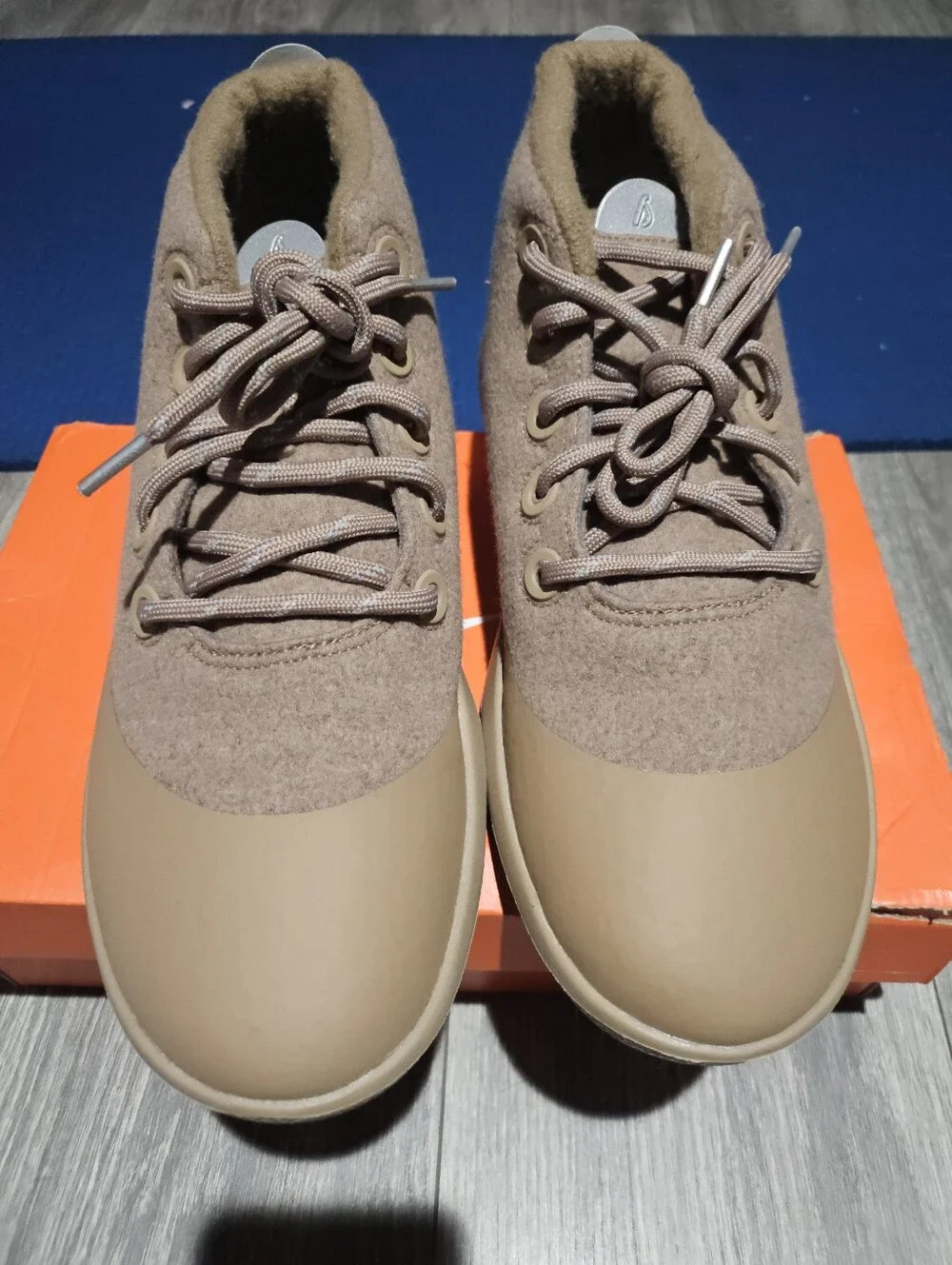 allbirds Men's Wool Runner-up Sneakers in Taupe